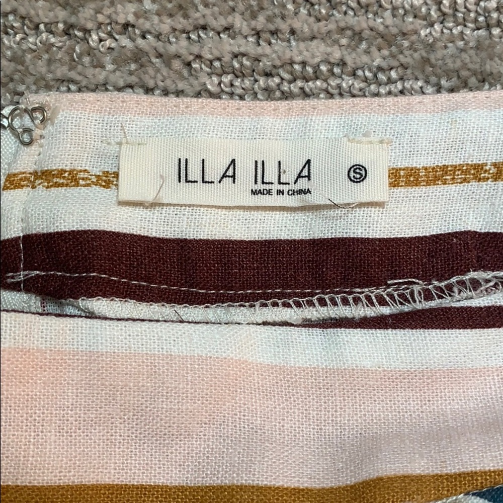 illa illa Colorful Striped Skirt SIZE SMALL - Picture 3 of 3